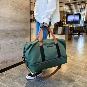 MARKROYAL Fashion Travel Bags For Women Large Capacity Men's Sports bag Waterproof Female Messenger Bag Dry And Wet Dropshipping