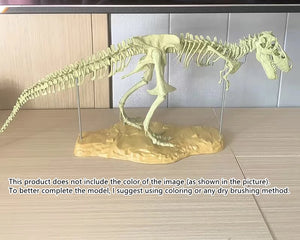 70cm DIY Dinosaur Skeleton Toys Ornament Simulation T-Rex Model Jurassic Assembled Skeleton Park Fossilized Tyrannosaurus Dragon