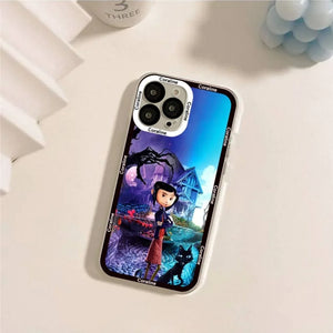 Anime C-coraline  Phone Case For IPhone 11 12 13 Mini Pro Max 14 Pro Max Iphone15 15promax Case Shell Funda Cover