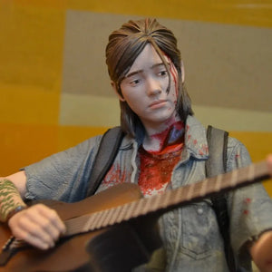 Original Anime The Last Of Us Part Ii Neca Figure Ellie With Guitarist 30cm Pvc Statue Model Doll Collection Ornaments Gifts Toy