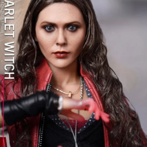 Anime Marvel Action Figure In Stock Original Hot Toys Mms301 Scarlet Witch Avengers 2 Movie Model S.h.figuarts Gift Toys