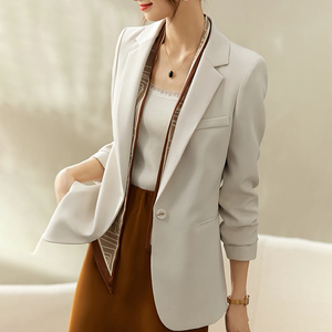 Spring Blazer Women Elegant Fashion Office